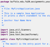 Image of Java code